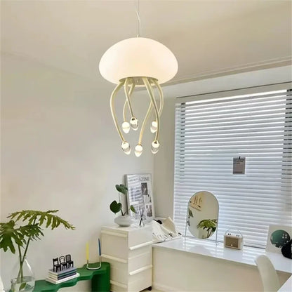 DecorBites™ Kawaii LED Jellyfish Lamp Art for Bedroom Decor & Lighting