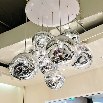 DecorBites™ Glass Lava Pendant Lights: Modern Nordic Loft LED Ceiling Hanging Lamp Fixture