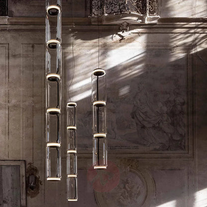DecorBites™ Heavy Glass Modern Chandelier Pendant Lamps for Living Room, Dining Room, and Store