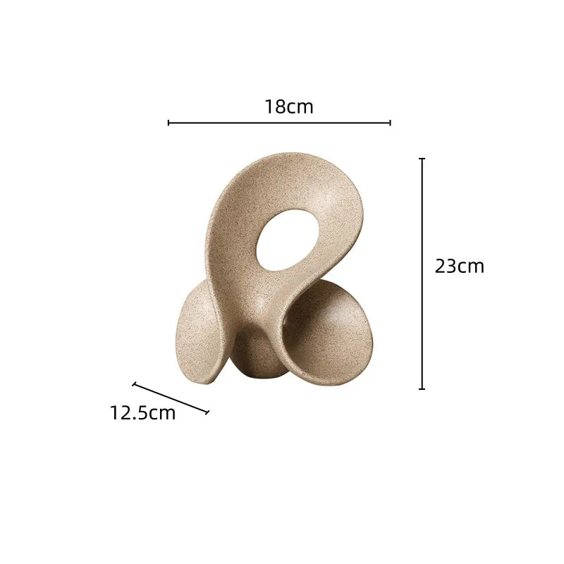 DecorBites™ Coral Hollow Sculpture - Artistic Home Decor Figurine
