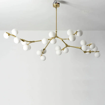 DecorBites™ Glass Balls Tree Branches Chandelier, Nordic LED Ceiling Light