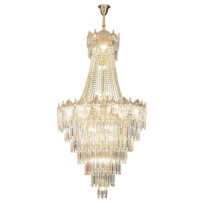 DecorBites™ Elegant Simple Staircase Chandelier LED Livingroom Villa Creative Hotel Lighting