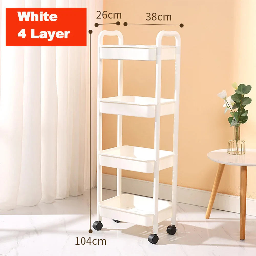 Metal Rolling Storage Cart