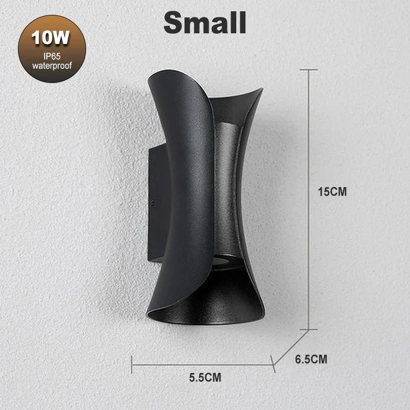 DecorBites™ LED Waterproof Wall Lamp 10W Modern Luxury Indoor Outdoor Sconce Light