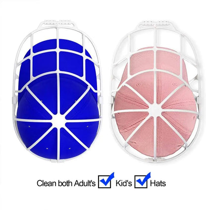 DecorBites™ Baseball Cap Washer & Dryer Frame for Adult/Kid's Hats - Hat Cleaner & Shaper