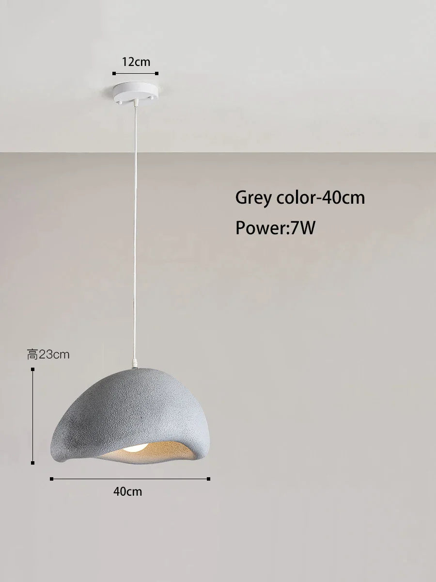 DecorBites™ Cream Style Cloud Chandelier Cement LED Pendant Lamp - Modern Hanging Light