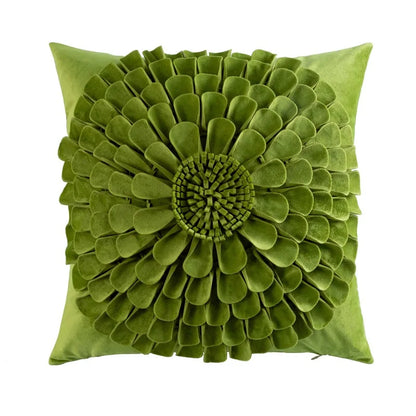 DecorBites™ Handmade Flower Cushion Cover - Light Luxury Decorative Pillows