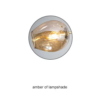DecorBites™ Gold Glass Ball Pendant Lights for Modern Dining Room Decor