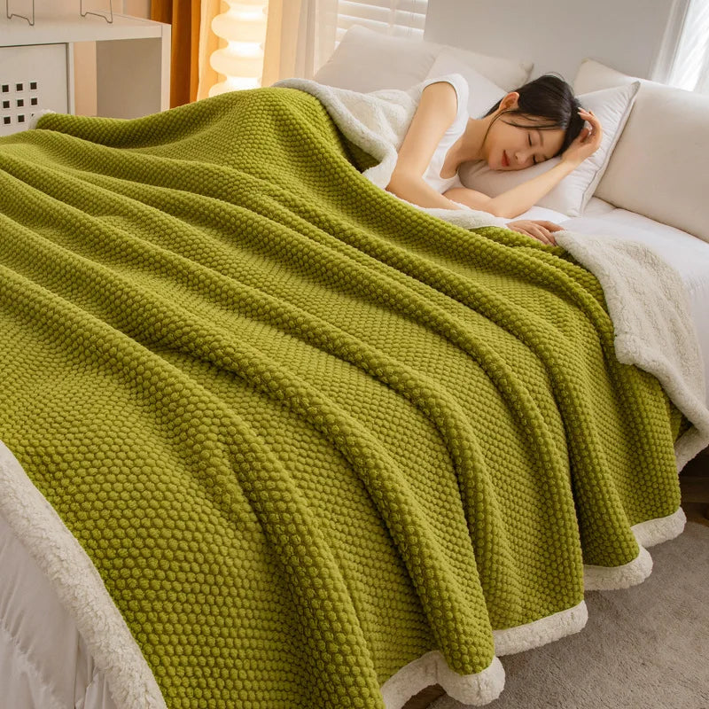 Plush Double-Layer Blanket