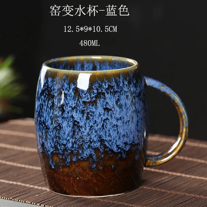DecorBites™ 480ml Ceramic Mug - Kiln Change Coffee Cup - Porcelain Tea Mugs - Wholesale Drinkware