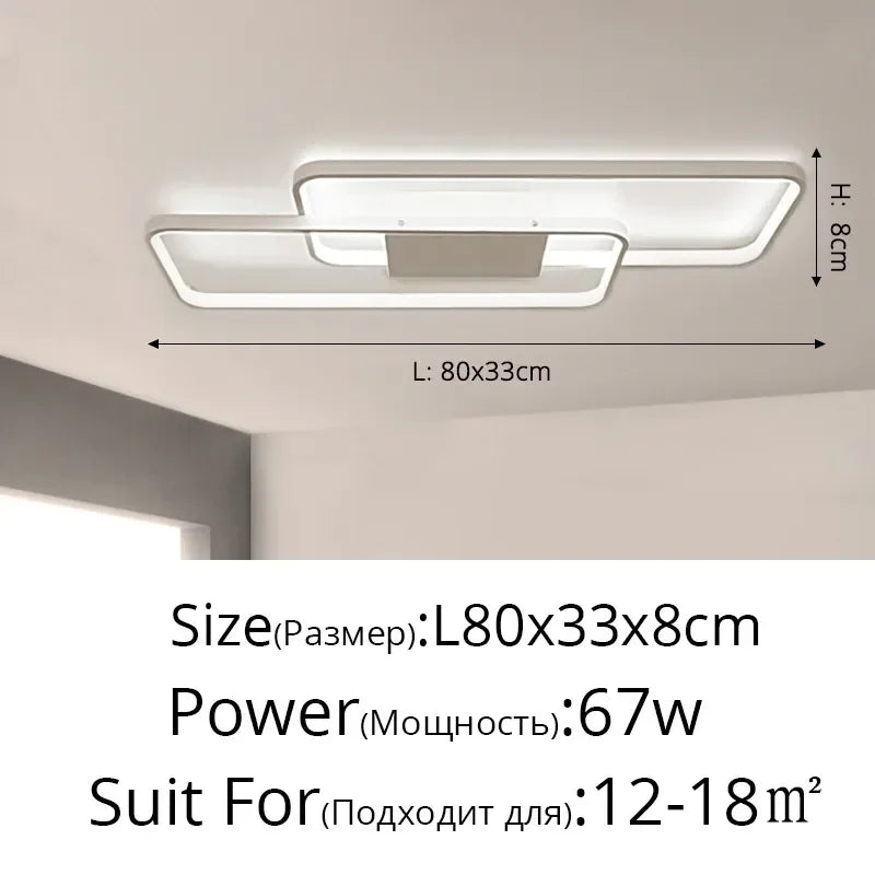 DecorBites™ Elegant Ceiling Chandeliers, Dimmable with Remote Control