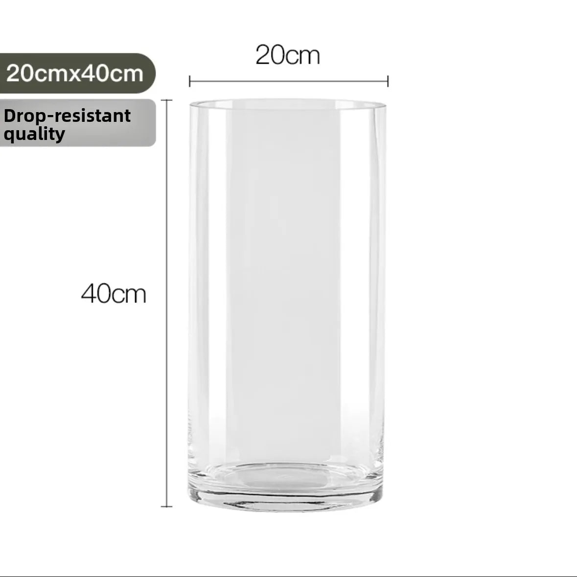 Acrylic Flower Vase Transparent Decorative