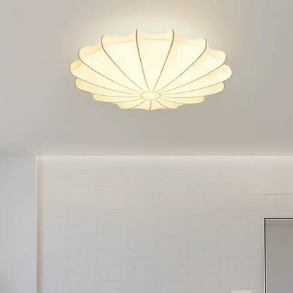DecorBites™ Cream Silk LED Ceiling Lamp for Living Room Bedroom, Nordic Minimalist Style