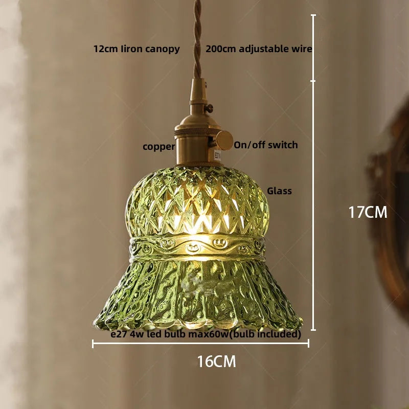 Copper Knob Pendant Light