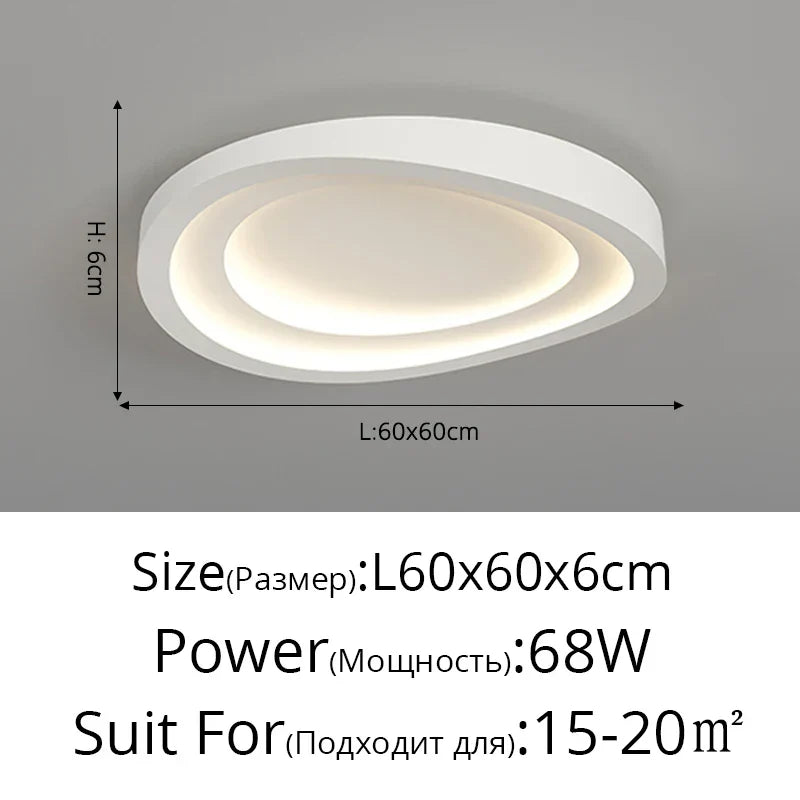 DecorBites™ LED Flower Chandelier for Modern Bedroom Ceiling Lamps - Indoor Lighting for Home