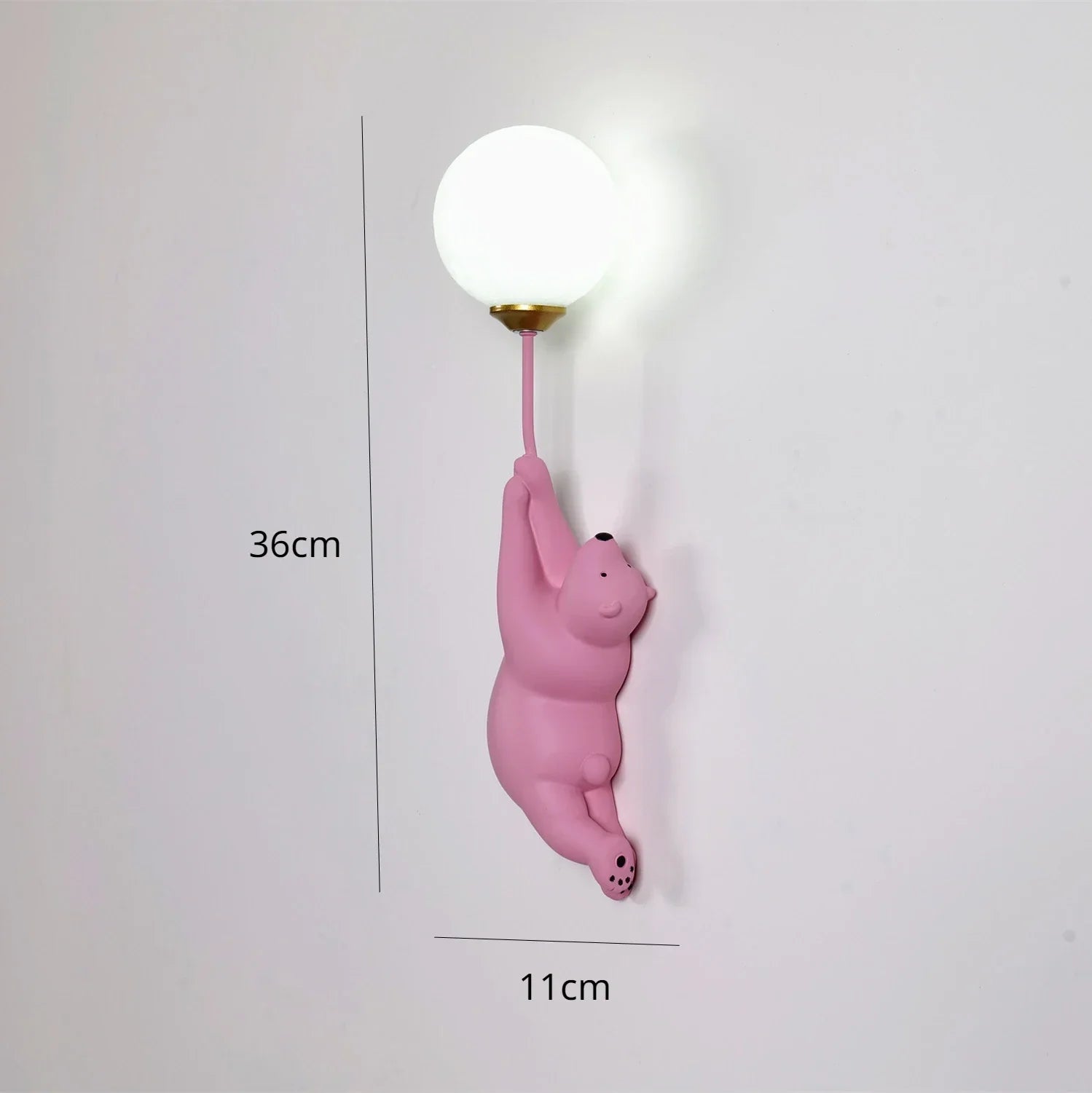Bear Moon Wall Lamp