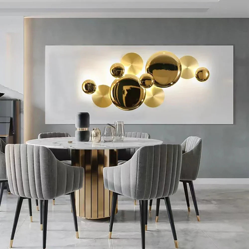 Gold Metal LED Wall Sconce