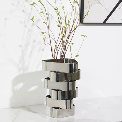 DecorBites™ Geometric Vase for Creative Flower Arrangements