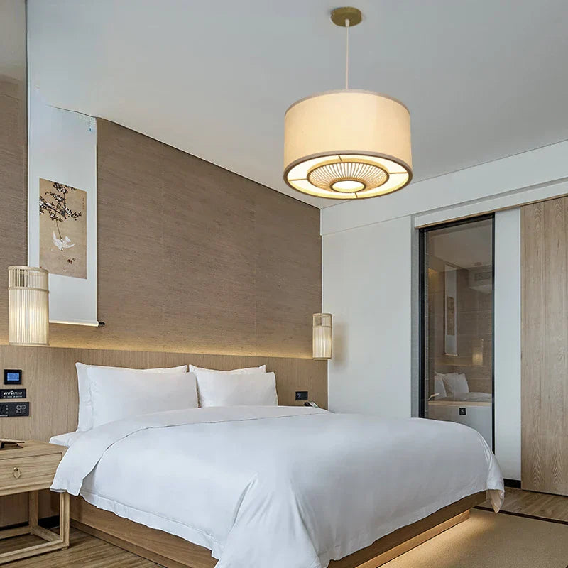 Bamboo Pendant Chandelier Light