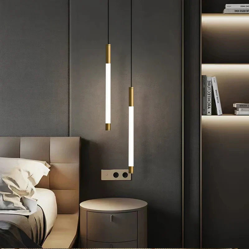 Gold Bar LED Wall Light