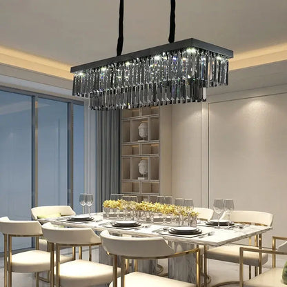DecorBites™ Gold Crystal Chandelier for Living Room Bedroom Decor