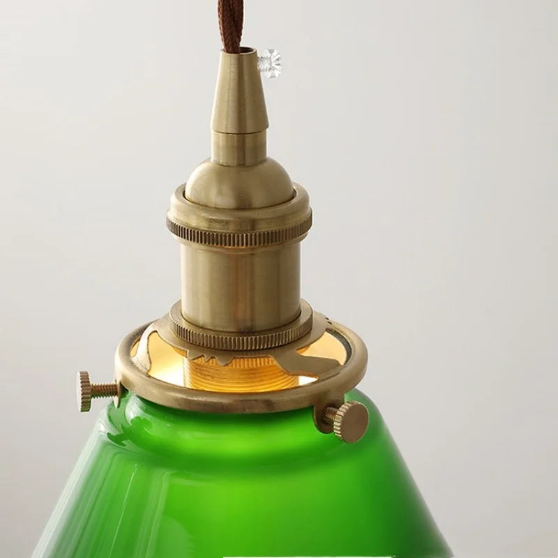 Green Adjustable Pendant Light
