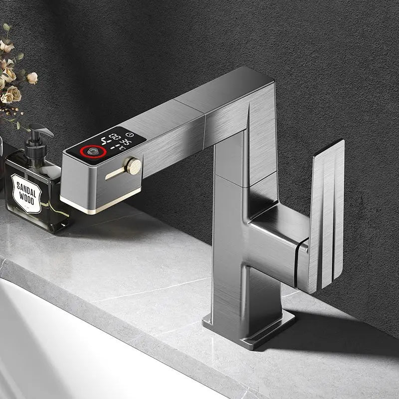 Chrome LED Basin Faucet