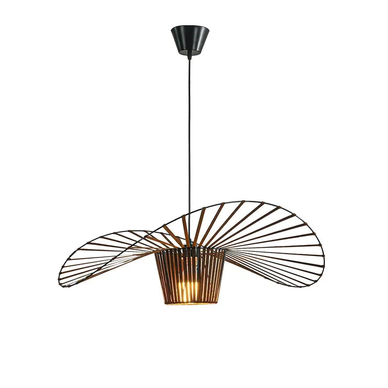 Brass Retro LED Chandelier