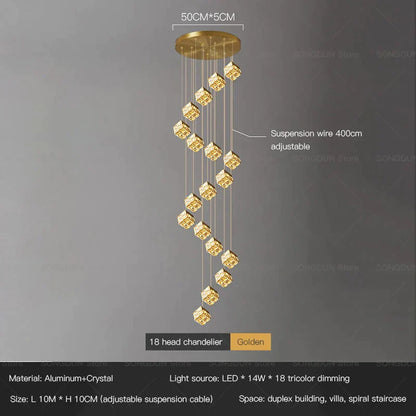 DecorBites™ Crystal Bedside Chandelier Wall Light for Designer Living Room and Hotel Bedroom