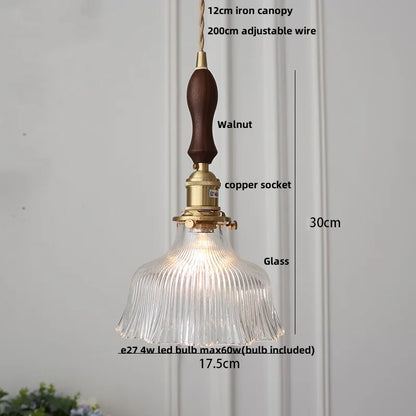 DecorBites™ Crystal Glass LED Pendant Lamp: Modern Luxury Interior Lighting for Home Decor