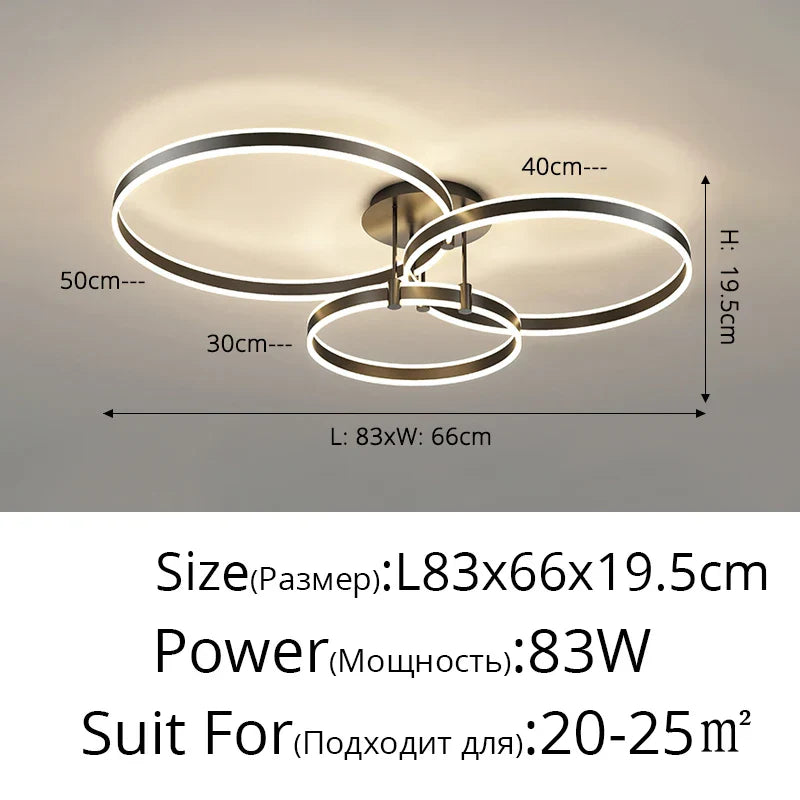 Acrylic Up/Down Chandelier