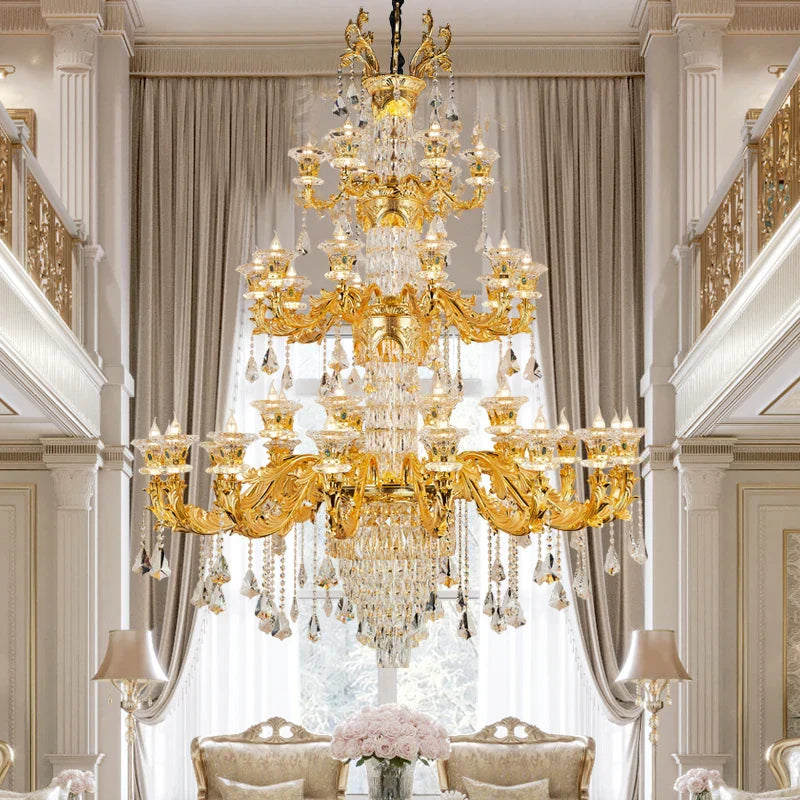 DecorBites™ Crystal Chandelier: Modern, Simple Luxury Lighting for Living Room, Restaurant, Home
