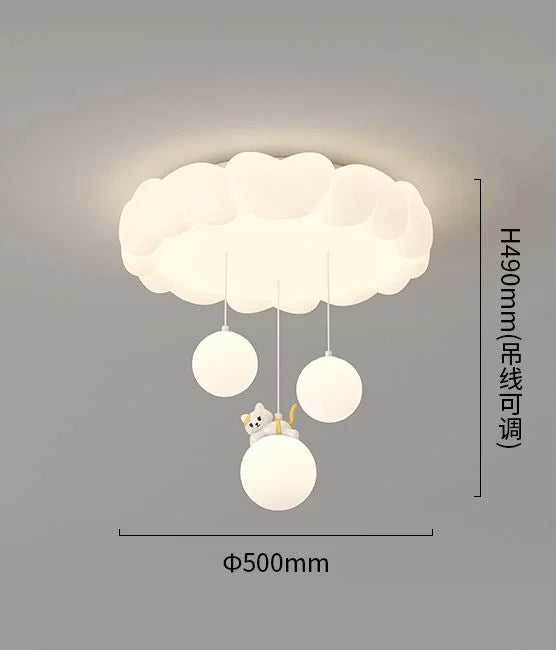 Cream Rabbit Ceiling Light