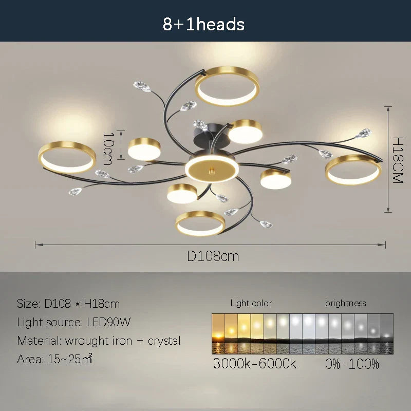 Modern Indoor LED Chandelier