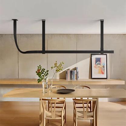 DecorBites™ LED Leather Pendant Lamp: Minimalist Dining Room Hanging Light