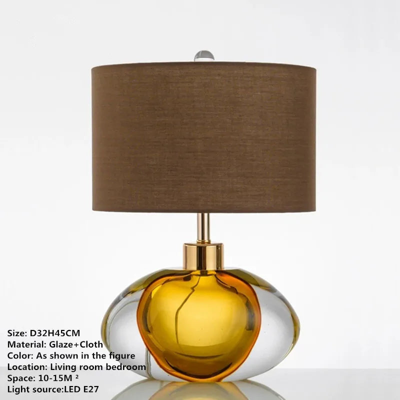 DecorBites™ Glaze Table Lamp - Nordic Modern Design for Living Room, Bedroom, Hotel