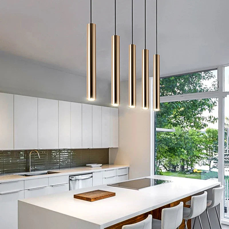 DecorBites™ Gold LED Pendant Light - European Style Home & Restaurant Decor