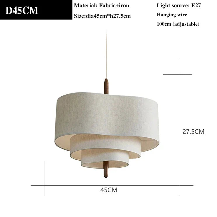 Fabric Retro Chandelier