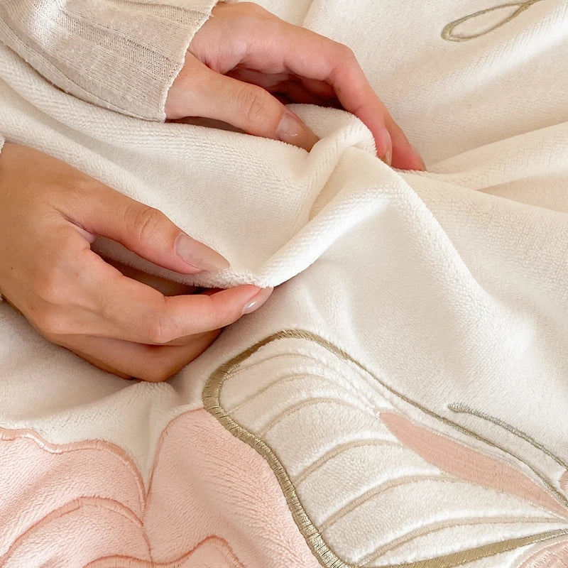 Embroidery Princess Duvet Set