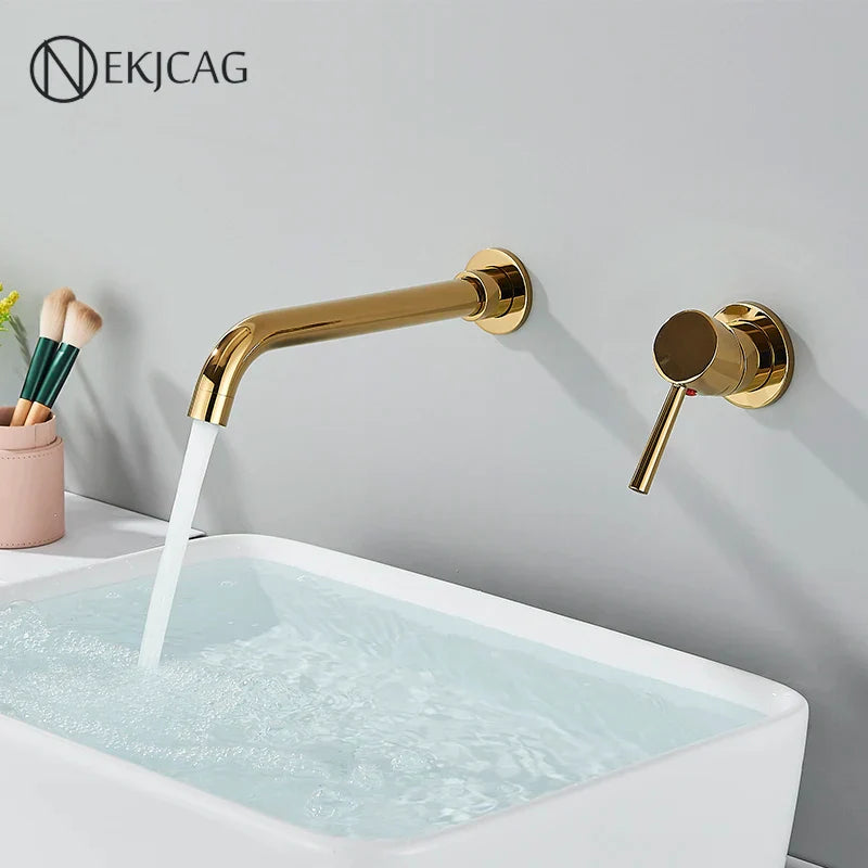 Matte Black Basin Faucet 26cm Single-Handle