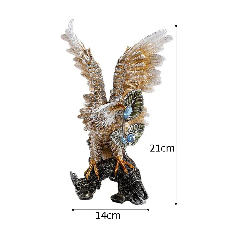 Gold Eagle Resin Figurines