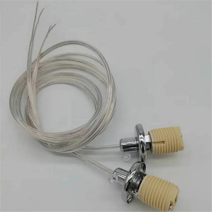 DecorBites™ G9 Ceramic Lamp Thread Holder with Cable Lead - 2PCS