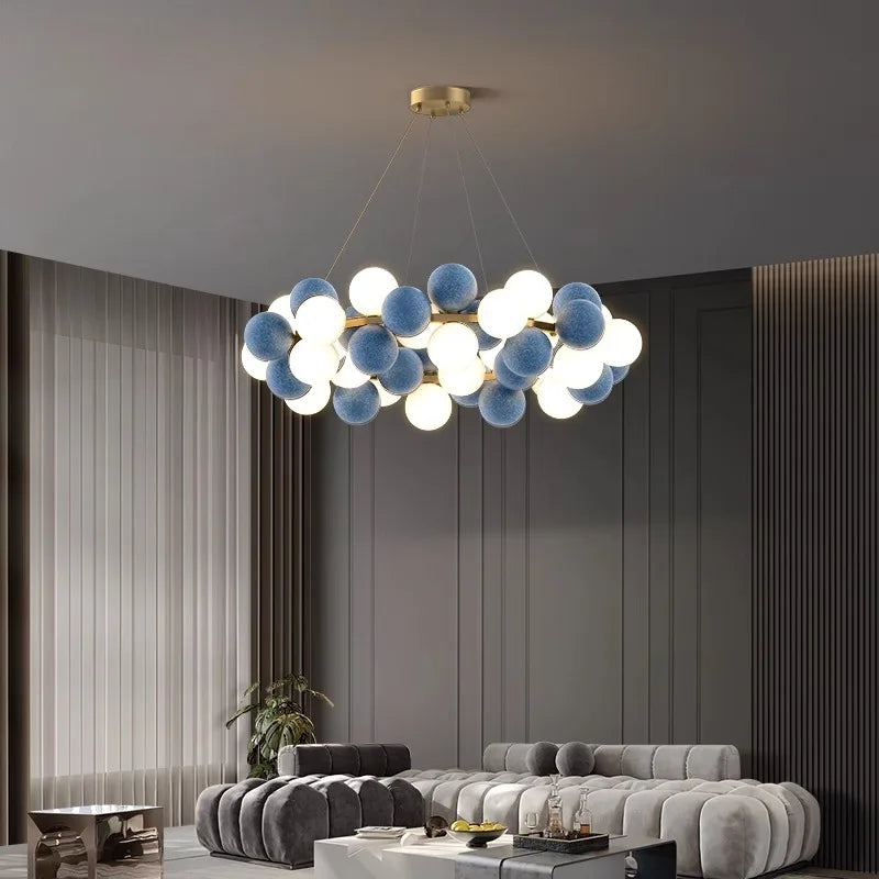 Chrome Linear LED Chandelier
