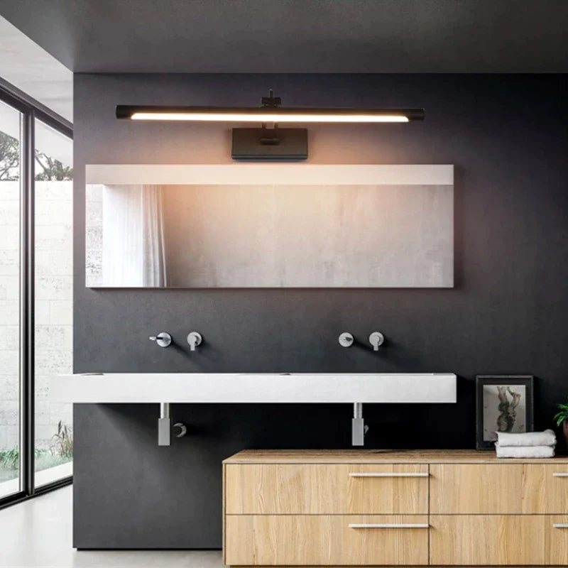 DecorBites™ LED Vanity Wall Lamp 40/55cm Black Sconce for Bathroom Mirror & Bedroom