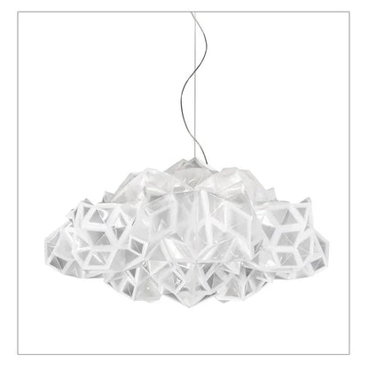 DecorBites™ Clouds White Gold Pendant Light