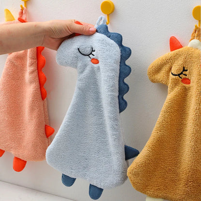 DecorBites™ Double-layer Coral Velvet Hand Towel: Absorbent, Quick Dry, Skin-friendly Kitchen Bathroom Towels