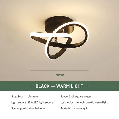 DecorBites™ LED Ceiling Light: Modern Aisle Lighting for Corridor Stairs Kitchen Attic Indoor