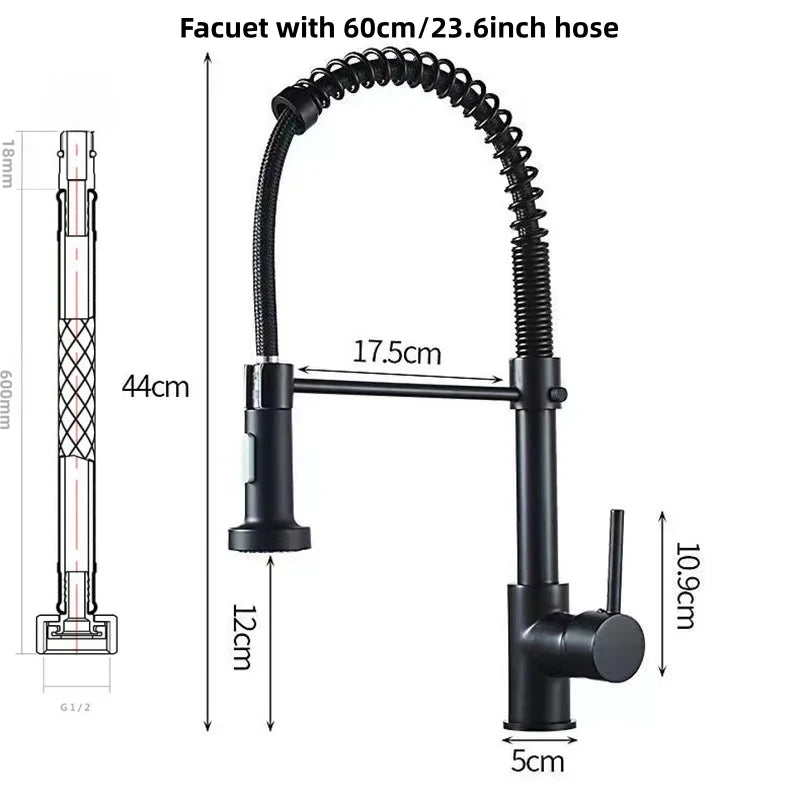 Chrome Gourmet Mixer Faucet