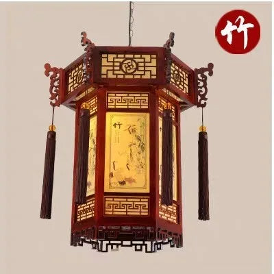 DecorBites™ Bamboo Lantern Pendant Lights: Classic Chinese Beauty for Home Decor