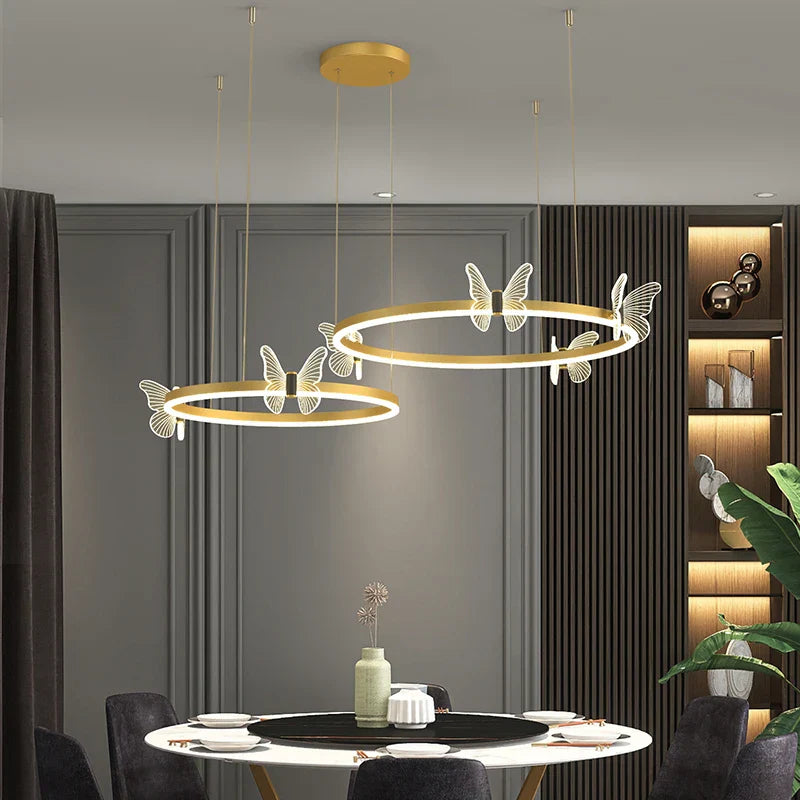 Modern Butterfly Pendant Light
